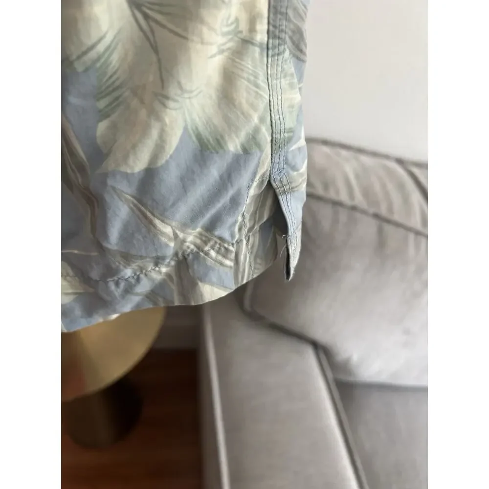 Tommy Bahama Swim Shorts Blue Mens S Trunks Board Tropical Hawaiian Floral